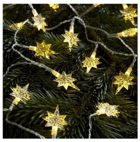 Markslöjd 702935 - LED Vianočná reťaz STJÄRNA 20xLED/3xAA 1,9m teplá biela