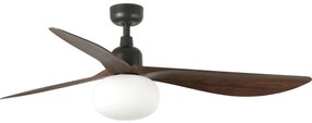 FARO Barcelona FARO 34362WT-11L-Str. vent. OUTWOOD L 1xE27/15W hnedá/čierna pr.150 cm WT IP44+DO FA34362WT-11L