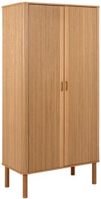 Šatní skříň Langley lakovaný dub přírodní