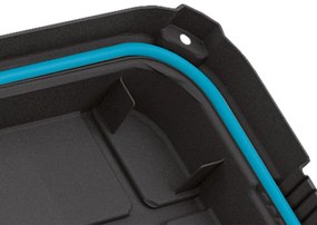 Úložný box z recyklovaného plastu s vekom, Scuba M - 43 l, 34x49,5x39 cm