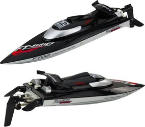 LEAN Toys Motorový čln FT012 diaľkovo ovládaný RC čierny 50km/h 2.4G