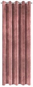 ZATEMŇOVACÍ ZÁVES NA KRÚŽKOCH VILLA 140X250 CM STARORUŽOVÁ