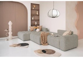 Svetlohnedá rozkladacia modulárna rohová pohovka s úložným priestorom (ľavý roh) Lulu – Miuform