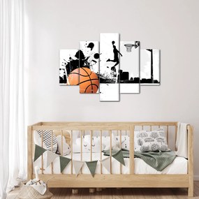 Obraz - Hráč basketbalu (150x105 cm)