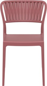 PORTOFINO záhradná stolička s podrúčkami marsala