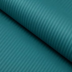 Biante Damašková obliečka na vankúš Atlas Grádl DM-014 Sýto petrolejová - tenké pásiky 3 mm 70 x 90 cm