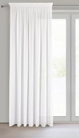 ZÁCLONA NA PÁSKE DEBRA 140X270 CM BIELA