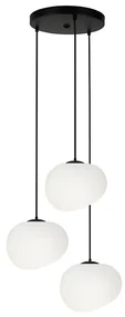 Candellux Luster na lanku STONES 3xE27/40W/230V CA0996