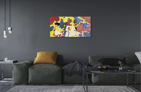 Obraz na skle Abstraction landscape 100x50 cm