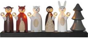 Svetelná dekorácia s vianočným motívom Forest Friends – Star Trading