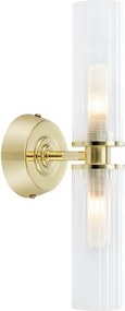 Markslöjd 109236 - Kúpeľňové nástenné svietidlo RIMINI 2xG9/20W/230V IP44 mosadz