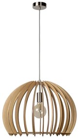 Lucide 34424/50/76 - Závesné svietidlo BOUNDE 1xE27/60W/230V béžová 50 cm