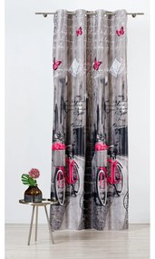 Sivý záves 140x245 cm Mercato – Mendola Fabrics