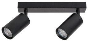 Rabalux 2085 - Stropné bodové svietidlo SOLO 2xGU10/25W/230V čierna