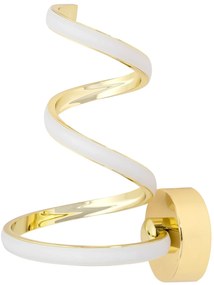 Toolight - LED nástenná lampa SPRING UP APP830-W, zlatá, OSW-09182