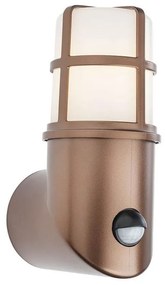 Redo 90200 - Vonkajšie svietidlo so senzorom TRITON 1xE27/28W/230V IP54 meď