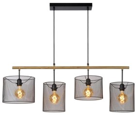 Lucide 45459/04/30 - Luster na lanku BASKETT 4xE27/60W/230V