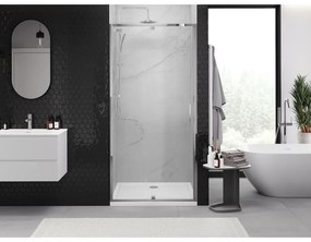 Mexen Exo, 1-krídlové dvere do otvoru 105x200 cm, 6mm číre sklo, chrómový profil, 819-105-000-01-00