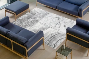 Koberec LIRA HE527 Natura, glamour - sivý