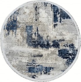 DC Koberec Exclusive kruh 167 námornícka modrá modrá Rozmer: Ø 100 cm (kruh)