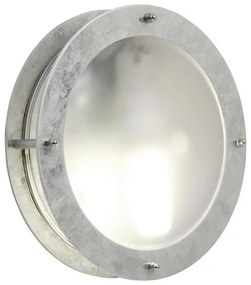 Nordlux - Vonkajšie nástenné svietidlo MALTA 1xE27/60W/230V strieborná