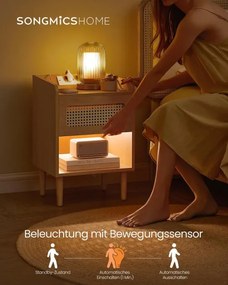 Set dvoch nočných stolíkov s LED osvetlením LET817Y02 (2ks)