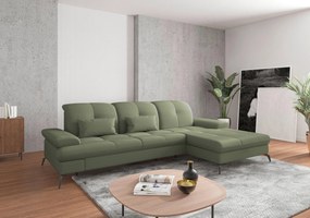 XXXLutz ROHOVÁ SEDAČKA, textil, olivovozelená Sit & More - Sedačky - 000144009621
