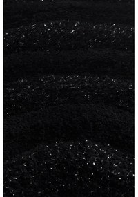 Čierne kúpeľňové predložky v súprave 3 ks 100x60 cm Wave – Foutastic