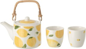 Set 2ks hrnček + kanvička s citrónmi Casa Limone - 16 * 11 * 12 cm / 600 ml
