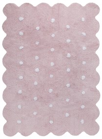 Lorena Canals koberce Pre zvieratá: Prateľný koberec Biscuit Pink - 120x160 cm