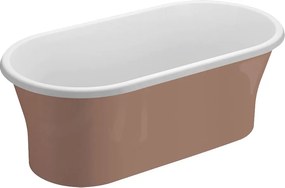 Polimat Akrylátová voľne stojaca vaňa Amona New 150x75 POLIMAT-Rozmery: 150x75, POLIMAT-Farba vane: Biela / grafit lesk