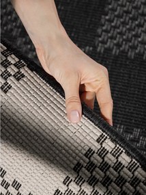 Čierny/krémový vnútorný a vonkajší behúň 80x200 cm Haringey Dorothy – Ted Baker