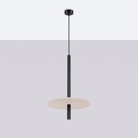 Závesné svietidlo Feltro 1, 1x čierne kovové tienidlo, be