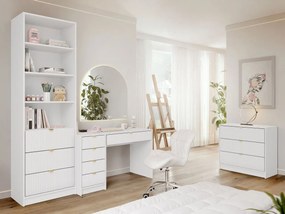 Nábytok do detskej izby Razimo V, Farby: Biely velvet