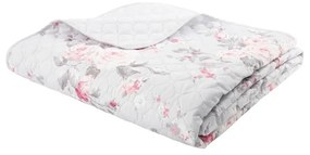 Pléd na posteľ Catherine Lansfield Canterbury Rose, 240 × 260 cm