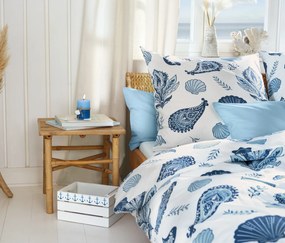 Obliečky na vankúš z mikrovlákna, 2 ks, svetlomodré