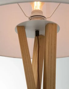 Drevená stojaca lampa Salino B 50 Drevo
