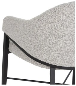 Svetlosivé kreslo – Ixia