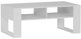 Moderný konferenčný stolík 58 x 90 x 55 cm biela
