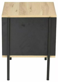 Konferenčný stolík s doskou v dekore dub KARINA B 40x40