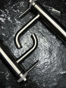 Rea Lungo Grip, vysoká umývadlová batéria h-280, grafitová, REA-B8779