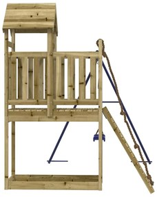 Vonkajšia súprava na hranie impregnovaná borovica