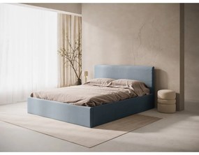 Svetlomodré čalúnené čelo postele 190,5x100 cm Remo – Micadoni