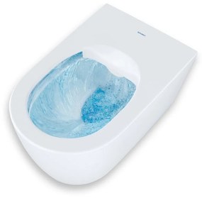 DURAVIT SensoWash Slim / ME by Starck závesný elektronický bidet s keramikou, HygieneFlush (rotačný oplach), 373 x 570 mm, biela, s povrchom HygieneGlaze, 631002002004300
