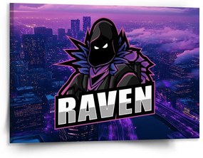 Sablio Obraz FORTNITE RAVEN Steampunk mesto - 150x110 cm