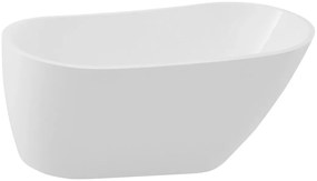 Aqualine Aqualine, TISA voľne stojaca vaňa 150x75 cm, biela, E1575