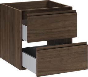 Závěsná skříňka pod umyvadlo Villa 50 cm ořech