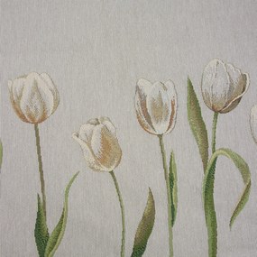 GOBELÍNOVÝ OBRUS NATUR 140X180 CM KVETY