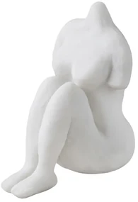Soška z polyresínu (výška 14 cm) Sitting Woman – Mette Ditmer Denmark