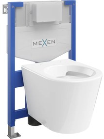 Mexen Fenix XS-F, podomietkový modul a závesné WC Rico, biela, 6803372XX00